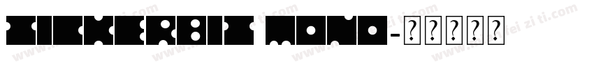 Tickerbit mono字体转换
